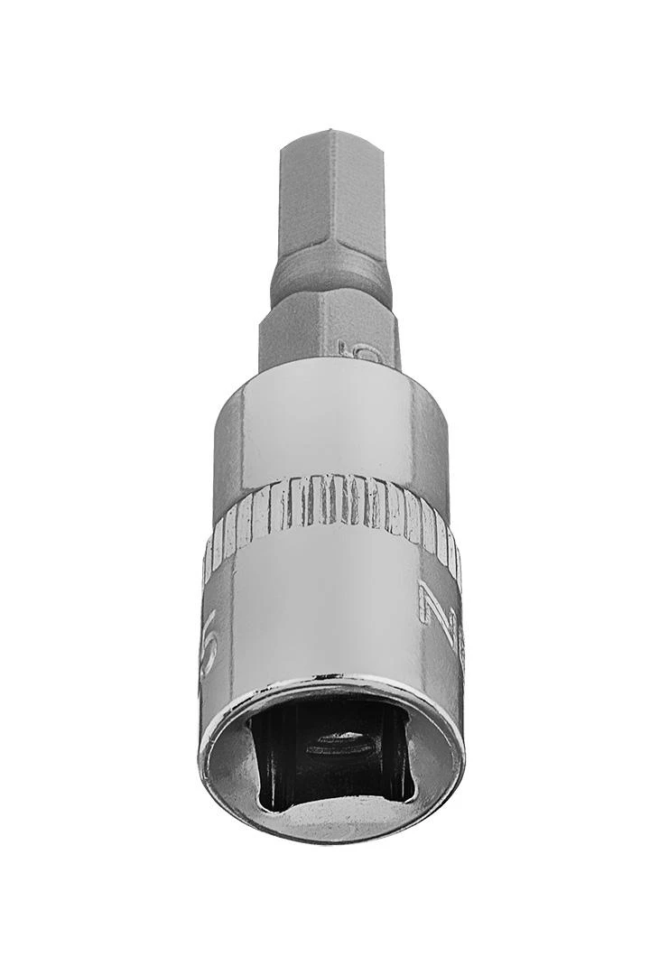 Końcówka H5 šešiakampis antgalis ant 1/4 colio lizdo, trumpas, 37 mm