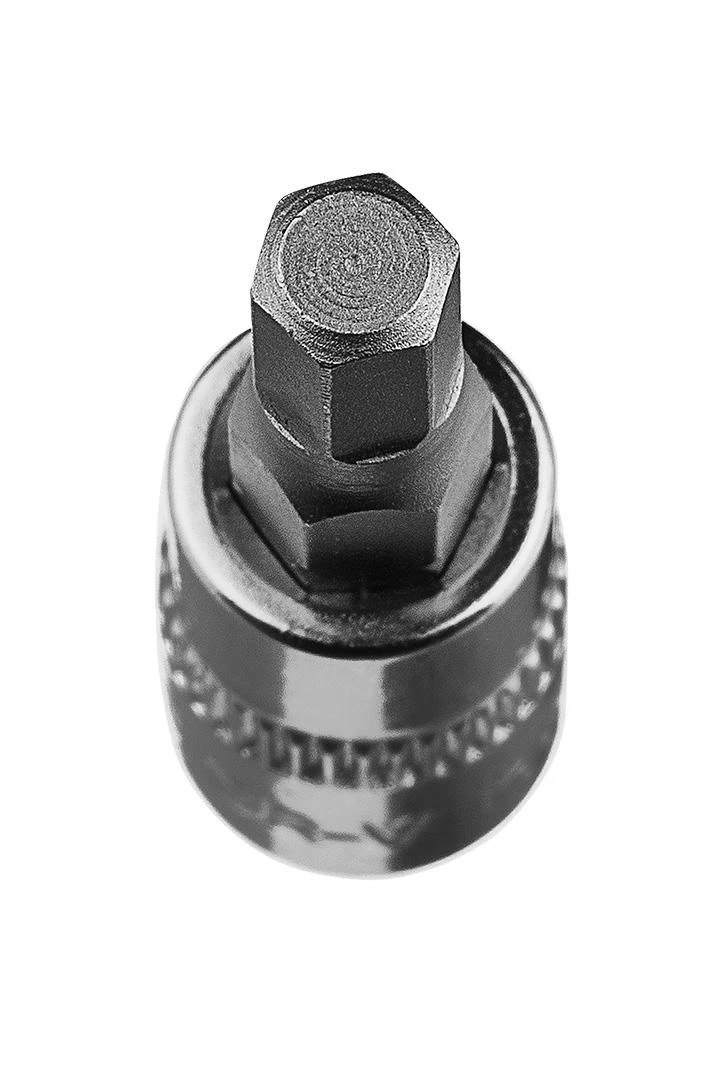 Końcówka H5 šešiakampis antgalis ant 1/4 colio lizdo, trumpas, 37 mm