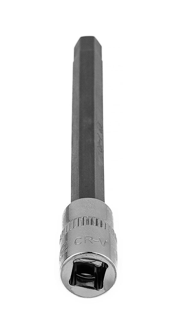 Końcówka H6 šešiakampis antgalis ant 1/4 colio lizdo, ilgas, 87 mm