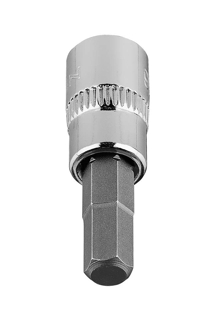 Końcówka H6 šešiakampis antgalis ant 1/4 colio lizdo, trumpas, 37 mm