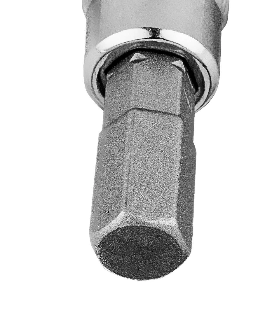 Końcówka H7 šešiakampis antgalis ant 1/4 colio lizdo, trumpas, 37 mm