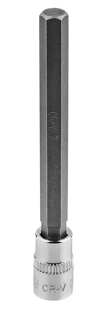 Końcówka H7 šešiakampis antgalis ant 1/4 colio lizdo, ilgas, 87 mm