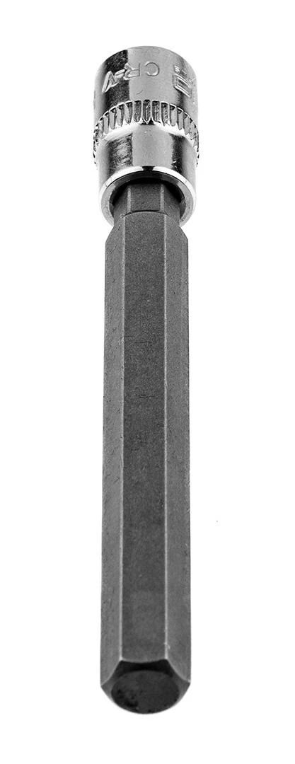 Końcówka H8 šešiakampis antgalis ant 1/4 colio lizdo, ilgas, 87 mm