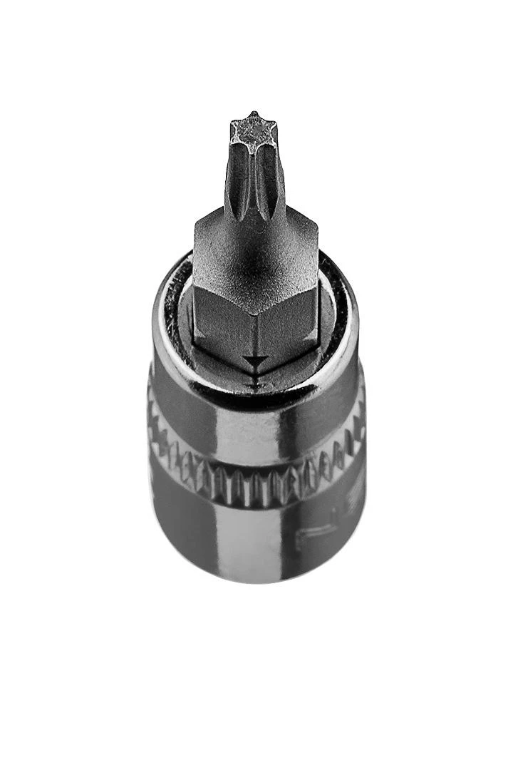Końcówka Torx TX10 antgalis ant 1/4 colio lizdo, trumpas, 37 mm