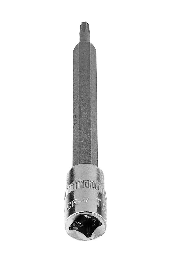 Końcówka Torx TX15 antgalis ant 1/4 colio lizdo, ilgas, 87 mm