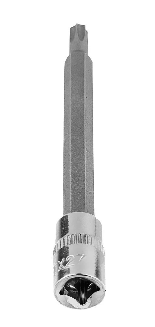 Końcówka Torx TX27 antgalis ant 1/4 colio lizdo, ilgas, 87 mm