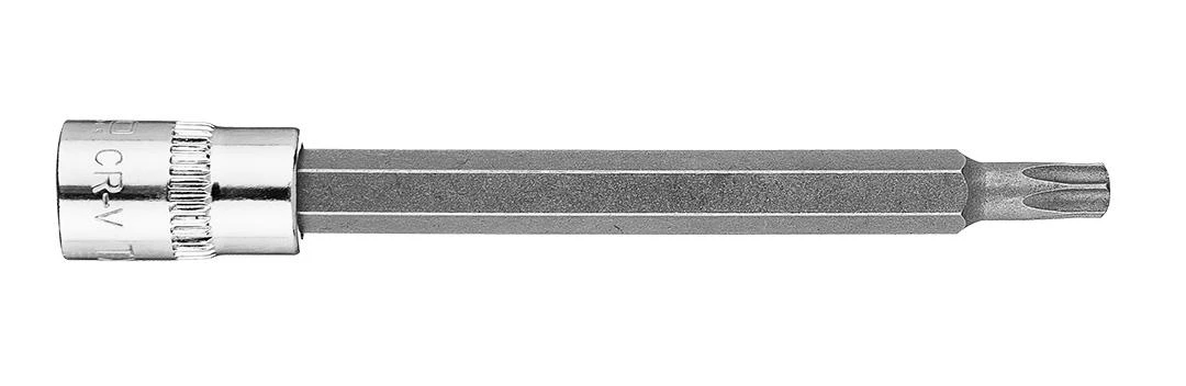 Końcówka Torx TX27 antgalis ant 1/4 colio lizdo, ilgas, 87 mm