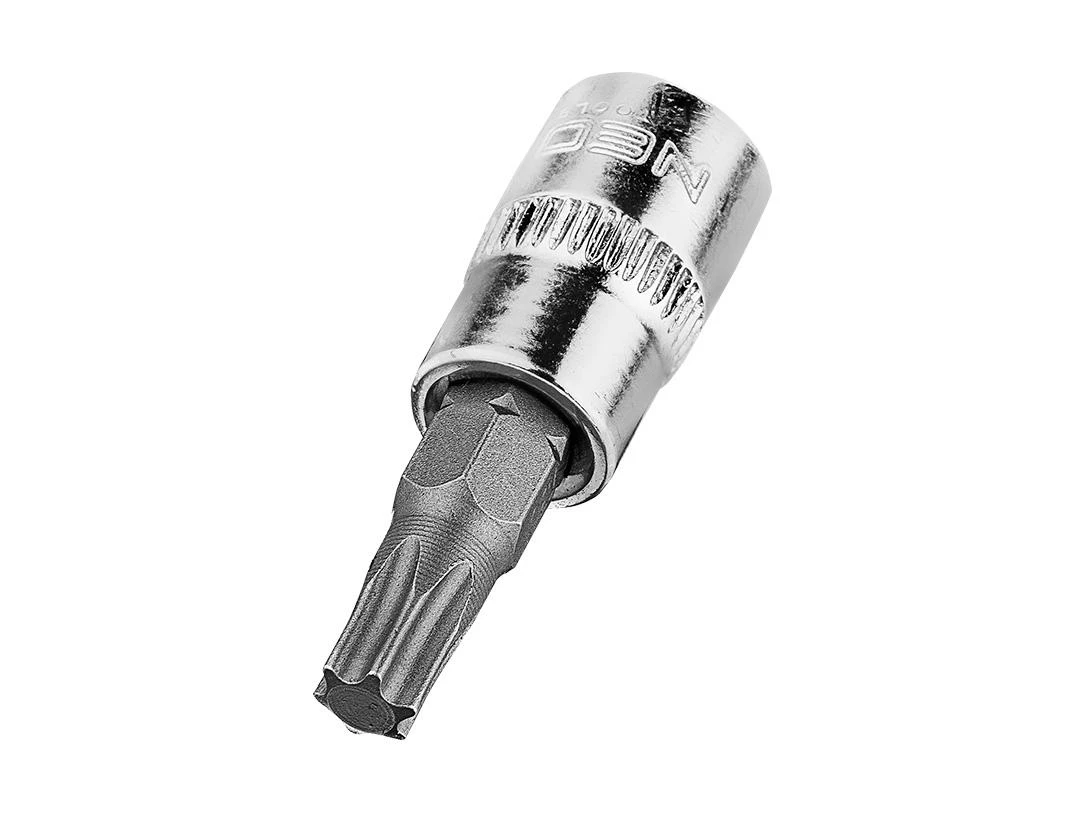 Końcówka Torx TX30 antgalis ant 1/4 colio lizdo, trumpas, 37 mm