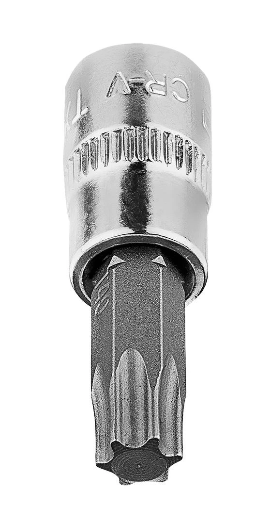 Końcówka Torx TX40 antgalis ant 1/4 colio lizdo, trumpas, 37 mm