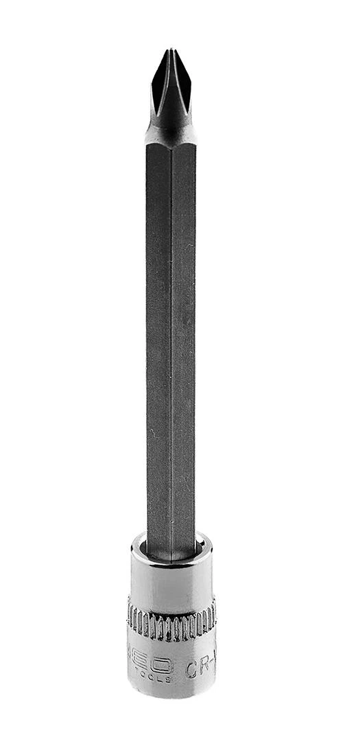 Końcówka PH1 atsuktuvo antgalis ant 1/4 colio lizdo, ilgas, 87 mm