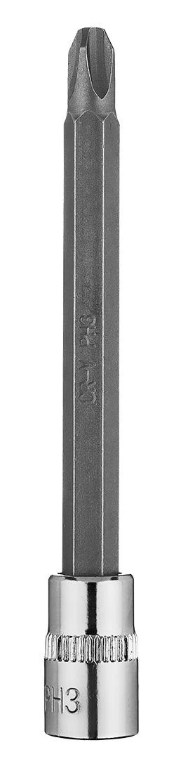 Końcówka PH3 atsuktuvo antgalis ant 1/4 colio lizdo, ilgas, 87 mm