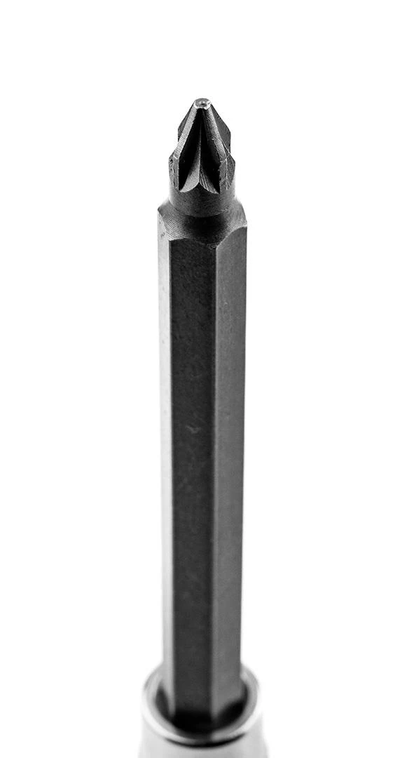 Końcówka PZ1 atsuktuvo antgalis ant 1/4 colio lizdo, ilgas, 87 mm