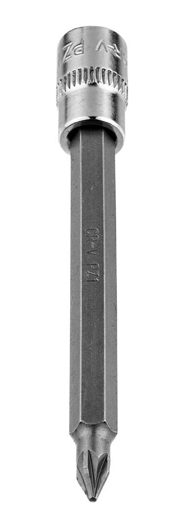 Końcówka PZ1 atsuktuvo antgalis ant 1/4 colio lizdo, ilgas, 87 mm