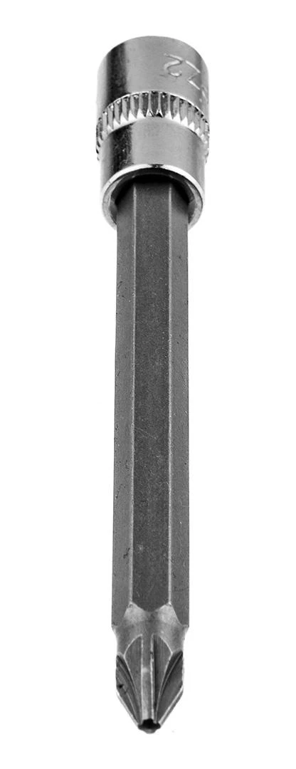 Końcówka PZ2 atsuktuvo antgalis ant 1/4 colio lizdo, ilgas, 87 mm