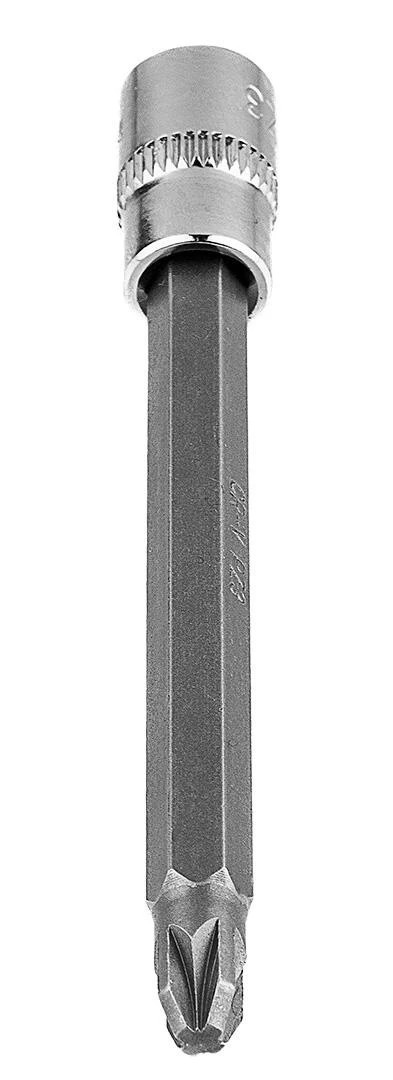 Końcówka PZ3 atsuktuvo antgalis ant 1/4 colio lizdo, ilgas, 87 mm