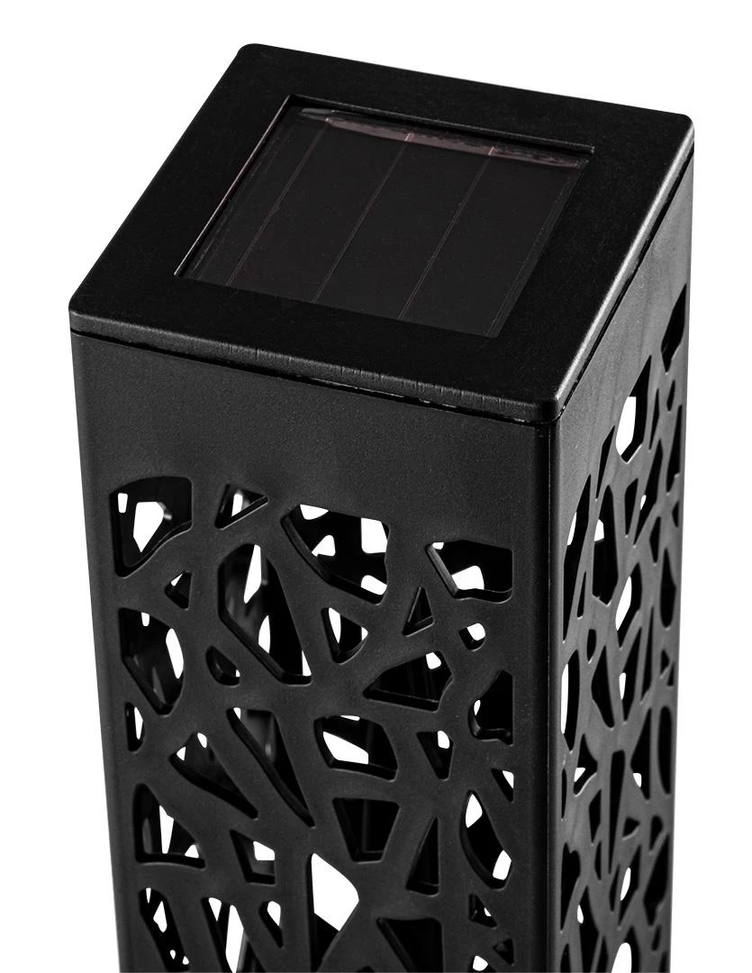 Lampa Saulės energija varomas sodo šviestuvas SMD stulpeliu, 4 vnt.