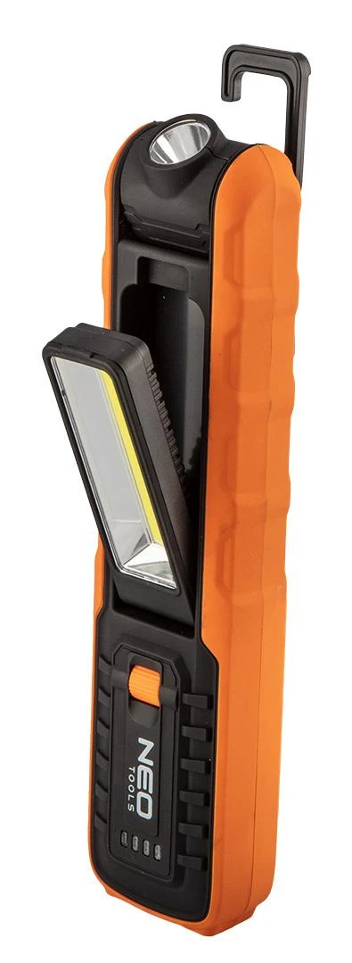 Neo Tools Lampa Įkraunamas dirbtuvių šviestuvas 500 lm COB + pagrindas + įkroviklis