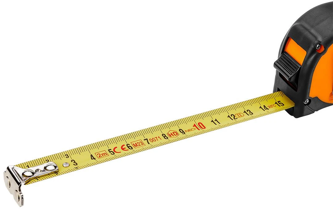 Miara Plieninė matavimo juosta 2 m x 16 mm, magnetinė