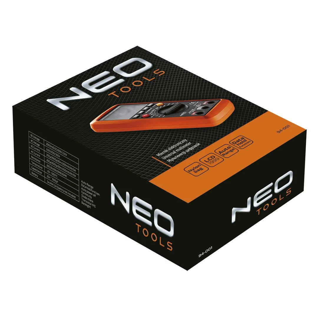 Neo Tools Universalus elektroninis skaitiklis