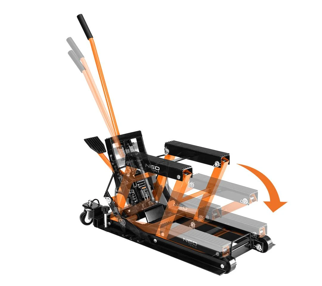 Neo Tools Mobilus hidraulinis kėliklis keturračiams ir motociklams. Keliamoji galia 680 kg
