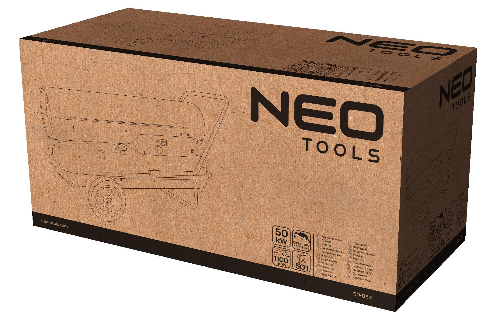 Dyzelinis šildytuvas NEO TOOLS 50KW 90-082