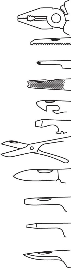 neo tools daugiafunkciniai įrankiai, nerezová ocel, 20 mm, 9 mm, nailoninis dėklas