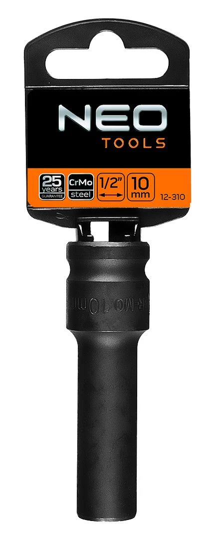 Nasadka Šešiakampis smūginis lizdas, NEO, 1/2 "10 mm ilgio (12-310)