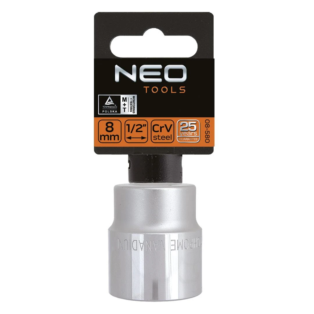 Nasadka Galvutė Neo Spline 1/2", 8mm