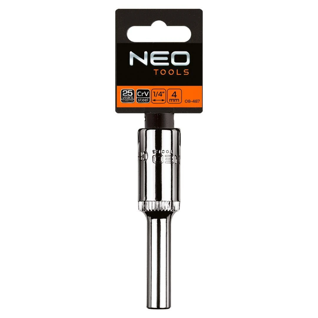 Nasadka Ilgas šešiakampis antgalis 1/4", 14 mm