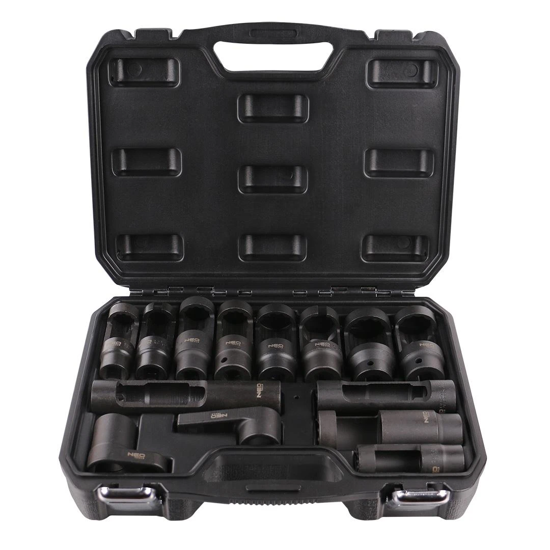 Neo Tools Nasadki, Lambda zondo ir purkštukų dangteliai - 14 vnt. rinkinys