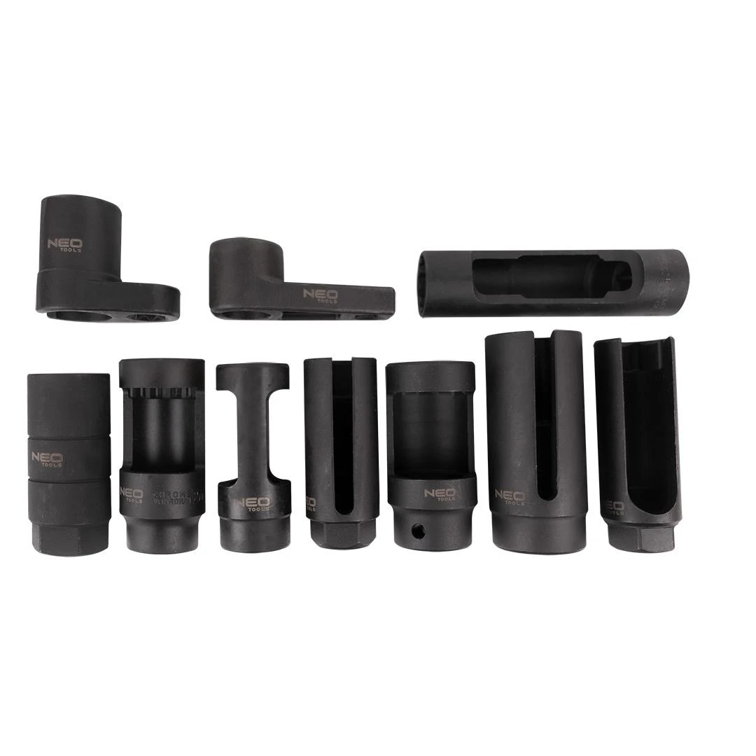 Neo Tools Nasadki, Lambda zondo ir purkštukų dangteliai - 10 vnt. rinkinys