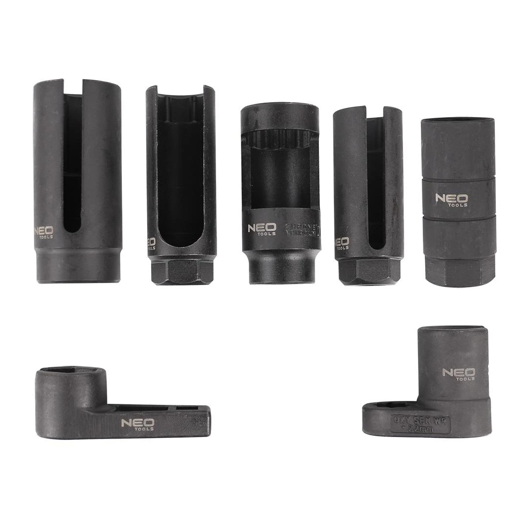 Neo Tools Nasadki, Lambda zondo dangteliai - 7 vnt. rinkinys