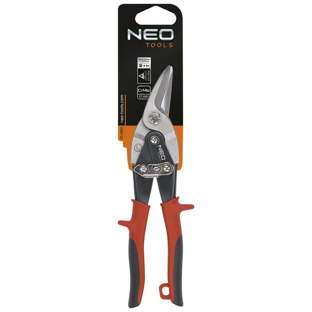 Neo Lakštinio metalo žirklės kairėje 250mm - 31-060