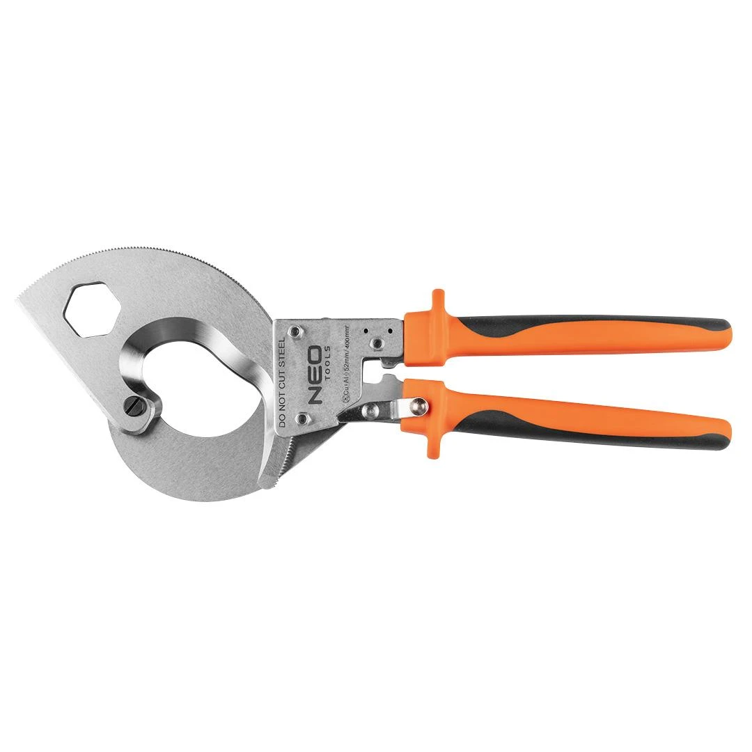 Neo Tools 400 mm vario ir aliuminio kabelių pjoviklis su reketu