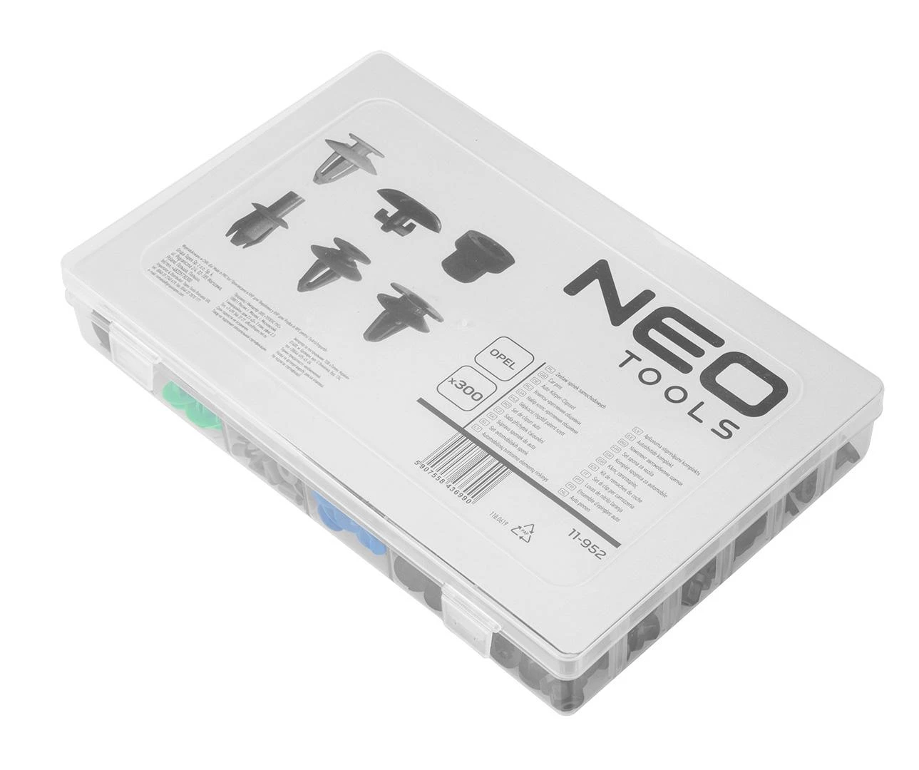 Neo Automobilio apdailos tvirtinimo elementai OPEL 300 vnt. rinkinys