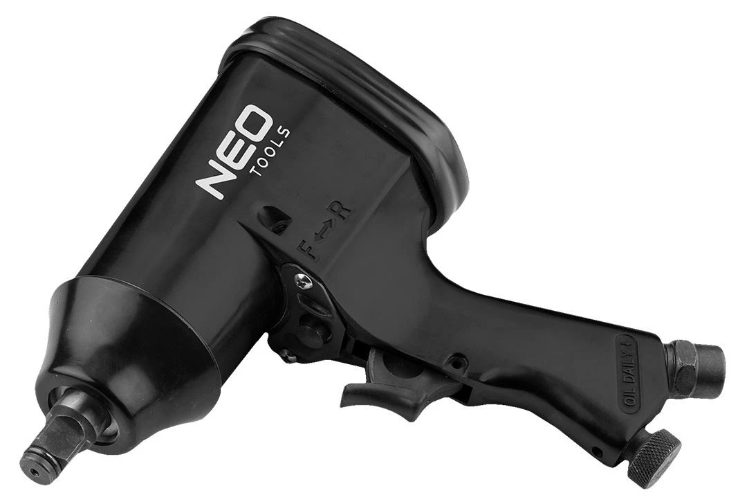 Neo Tools Klucz Pneumatinis smūginis veržliasukis, 1/2", 320 Nm, galvučių rinkinys