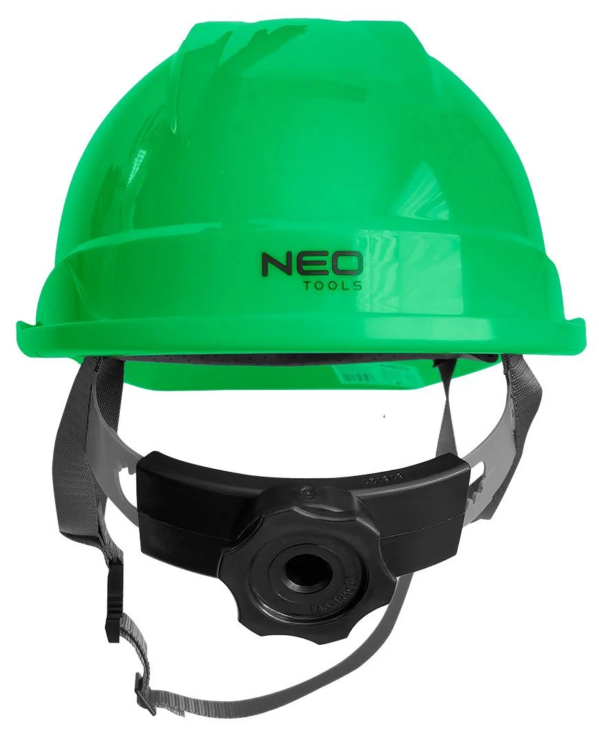 Šviesiai žalias Neo Tools pramoninis šalmas