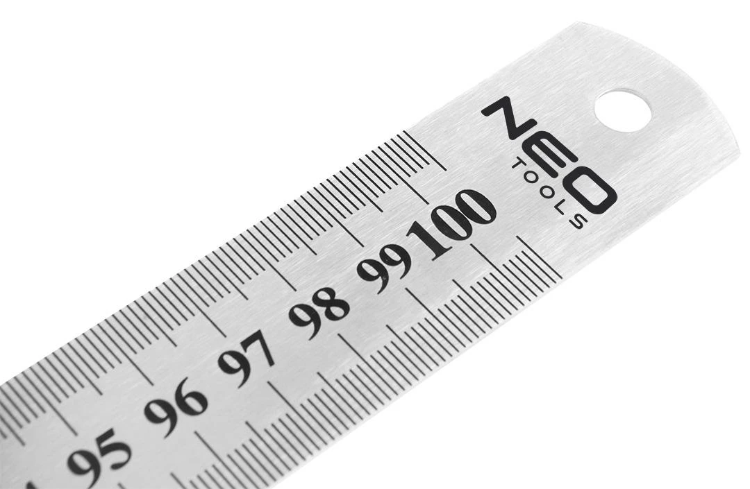 Przymiar Liniuotė 100 cm, nerūdijančio plieno