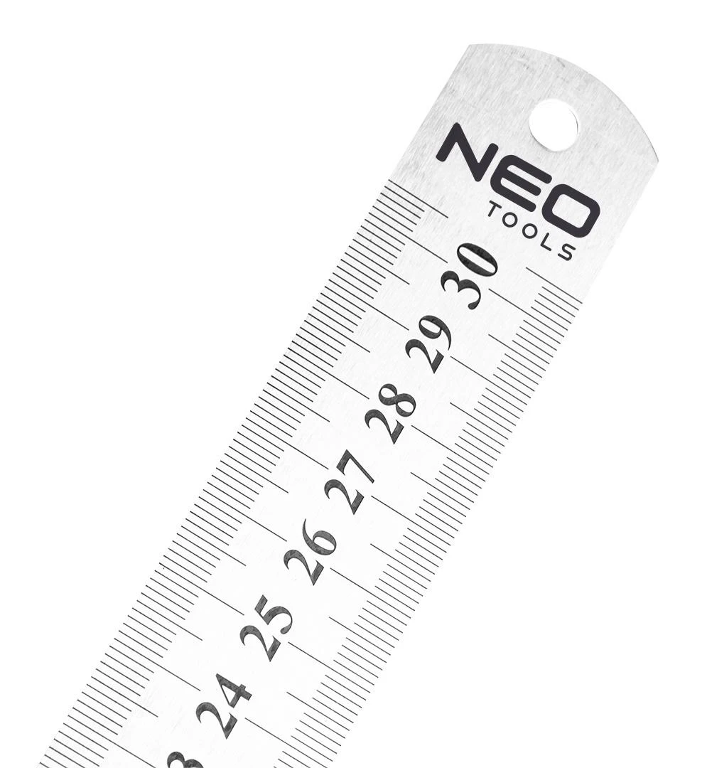Przymiar Liniuotė 30 cm, nerūdijančio plieno