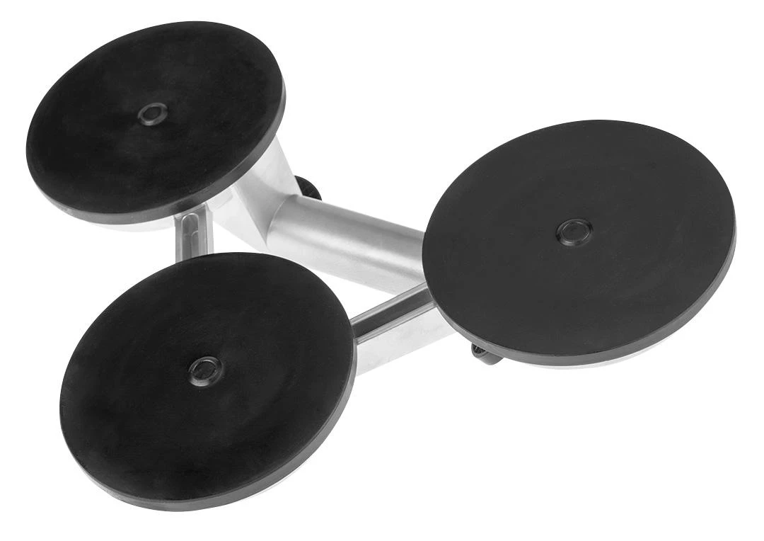 Neo Przyssawka Aliuminio trigubas siurbtukas stiklui, 150 kg