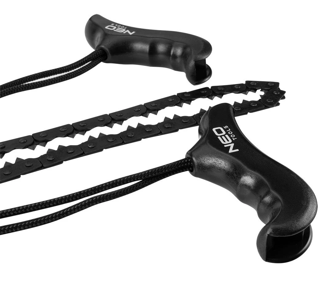 Rankinis grandininis pjūklas NEO 63-158, 53 cm, sulankstomas