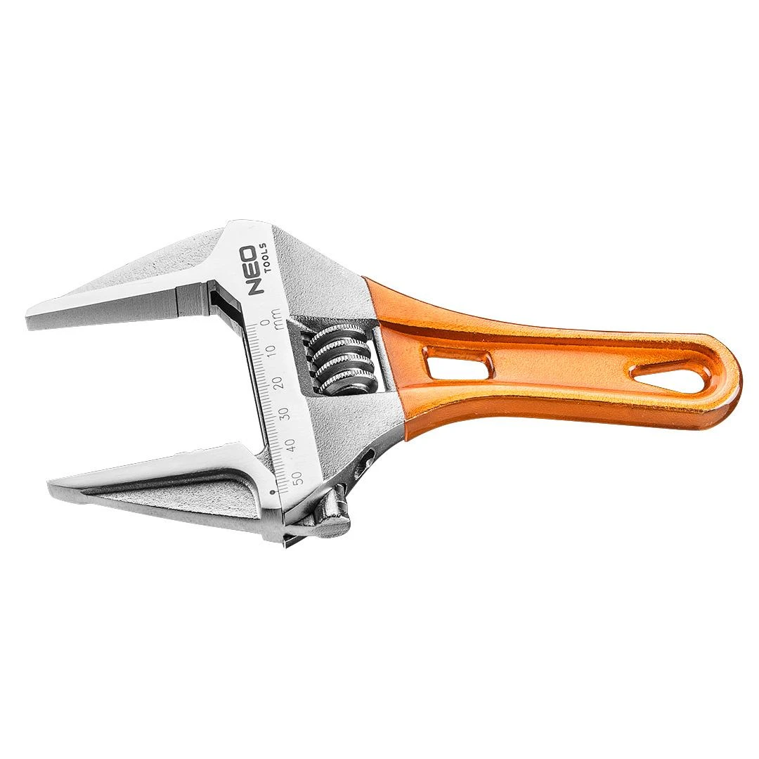 Neo Tools Klucz Trumpas reguliuojamas veržliaraktis 185 mm, diapazonas 0–53 mm