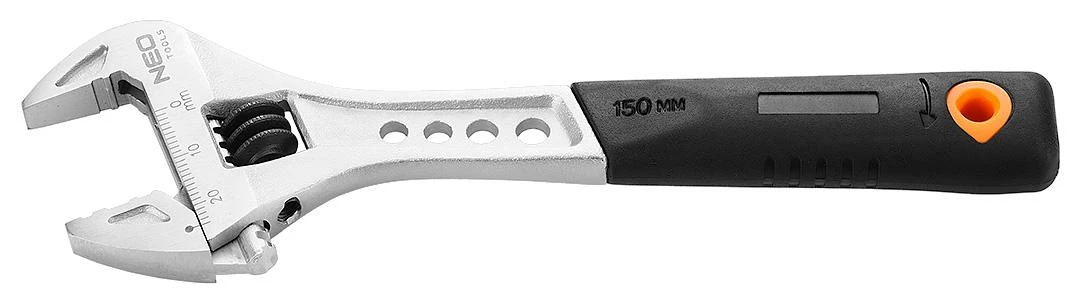 Klucz Reguliuojamas veržliaraktis 150 mm, diapazonas 0–24 mm