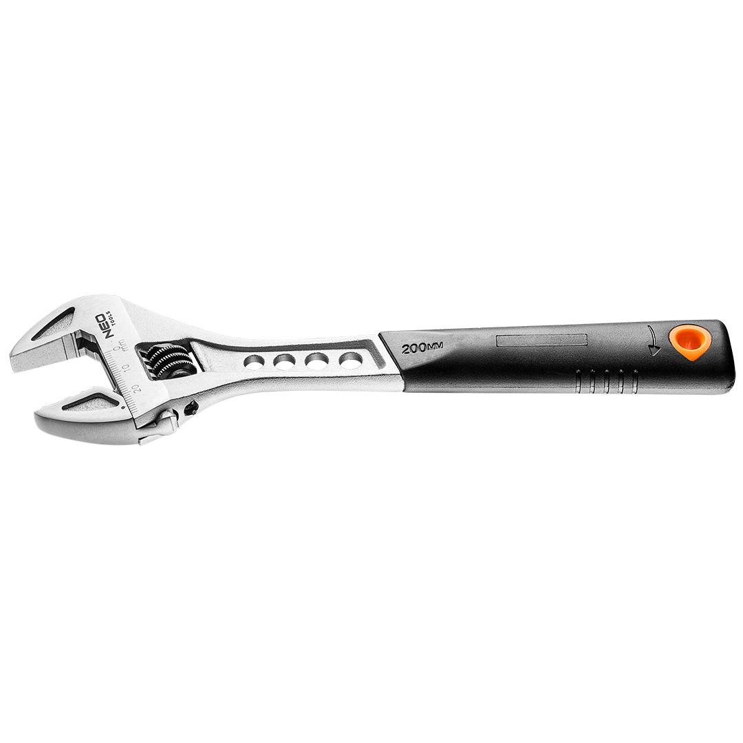 Neo Tools Reguliuojamas veržliaraktis 200 mm, diapazonas 0-29 mm