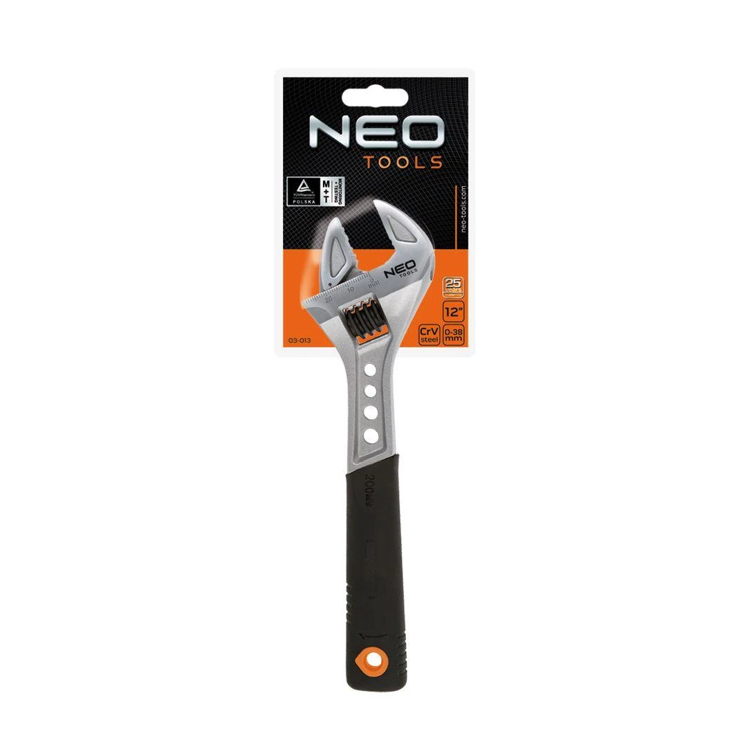 Klucz Reguliuojamas veržliaraktis 200 mm, diapazonas 0–29 mm