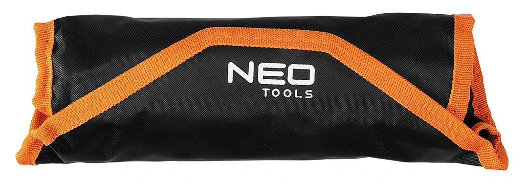 Neo Tools Klucze Kombinuoti veržliarakčiai su terkšle ir jungikliu, 12 dalių rinkinys, 8–19 mm, minkštas dėklas