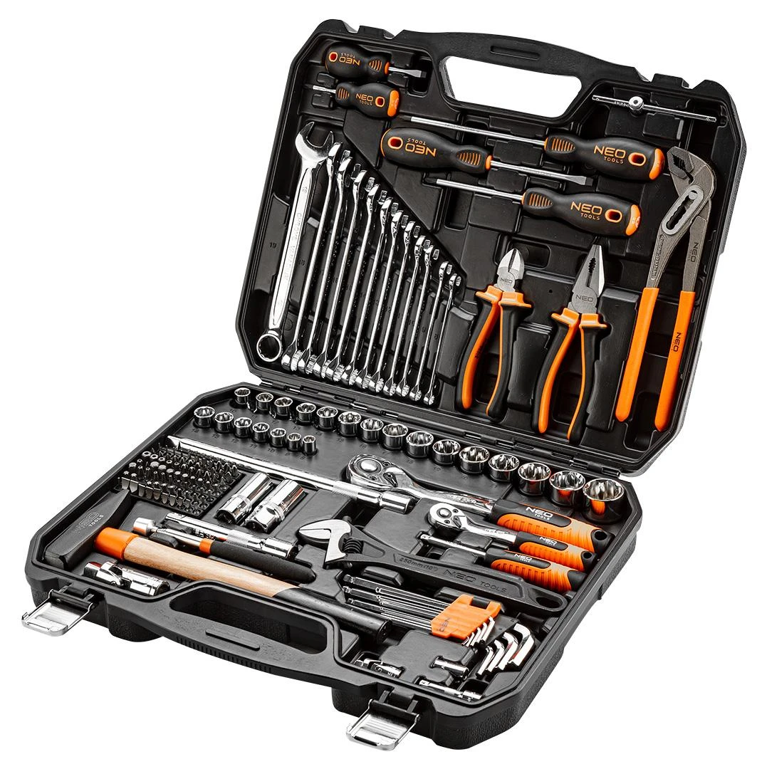 Neo Tools Rinkinys Įrankių rinkinys, 143 dalys