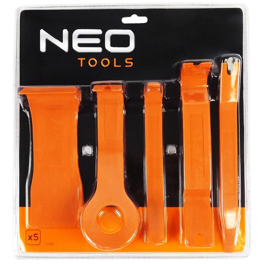 Plastikinių laužtuvėlių komplektas, 5vnt. NEO 11-822
