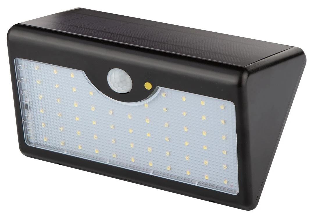 Lampa Saulės energija varomas sieninis šviestuvas + nuotolinio valdymo pultas SMD LED 900 lm