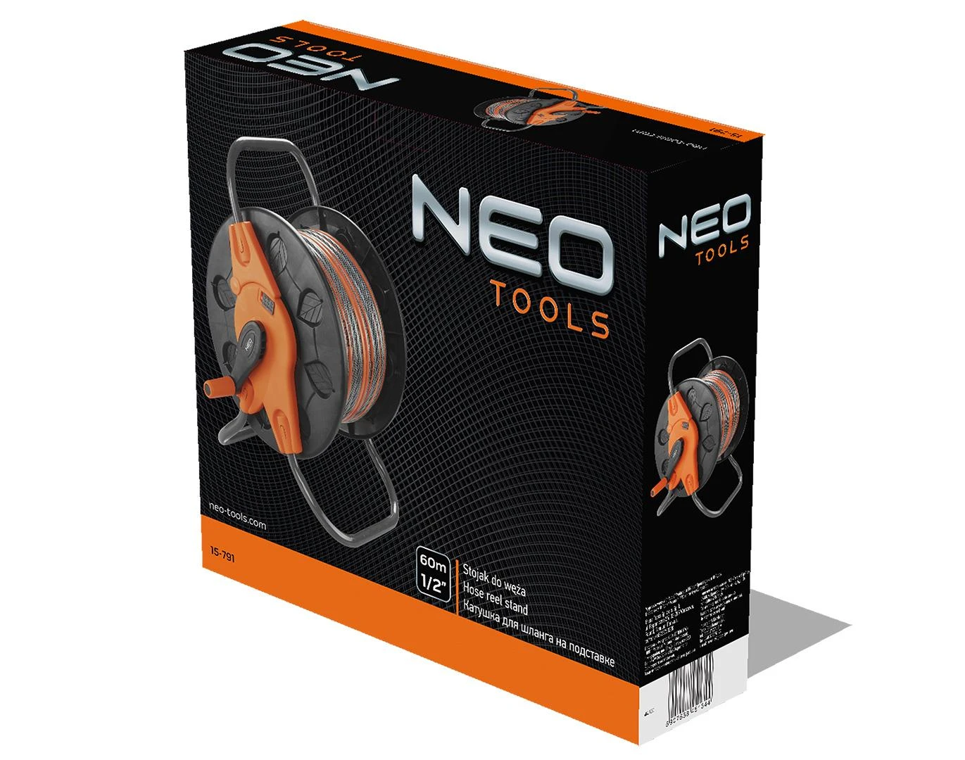 Neo Stojak Sodo žarnos stovas, plastikinis, iki 60 m 1/2 colio žarnos